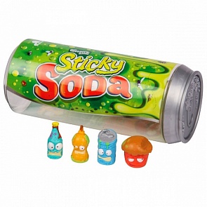 Набор из 4 фигурок серии The Grossery Gang, упаковка в виде банки содовой (Moose, 69075)